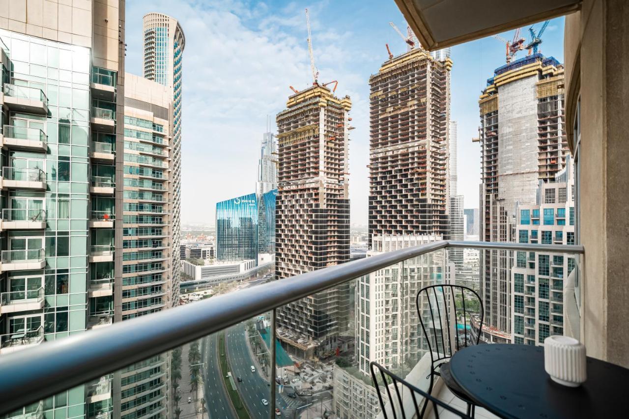 Higuests - Designer Apt With Panoramic View Near Burj Khalifa Apartman Dubaj Kültér fotó